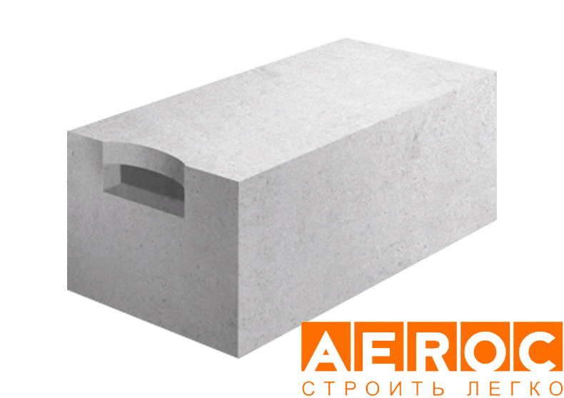 Газобетонные блоки Аэрок 625х200х250 мм