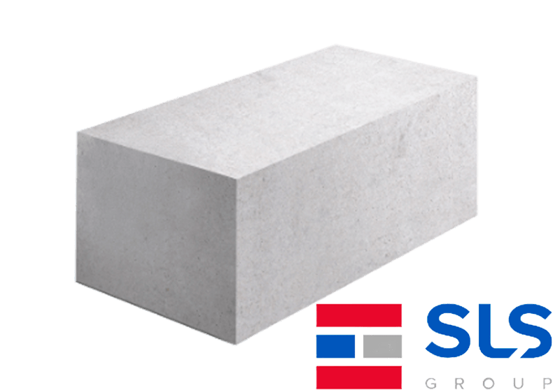 Газобетон Белорусский SLS D500 ровные грани 625х250х250 мм